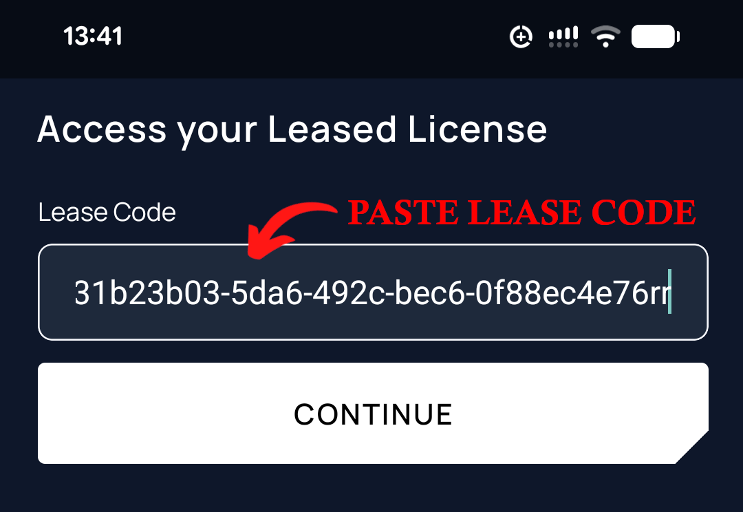 License input