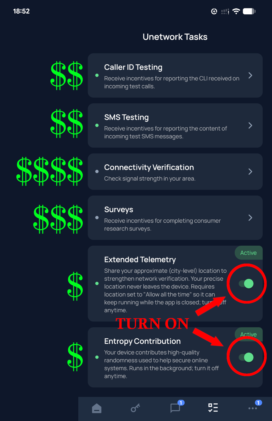 More tasks